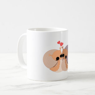 Taza De Café Pareja de Snail Mug