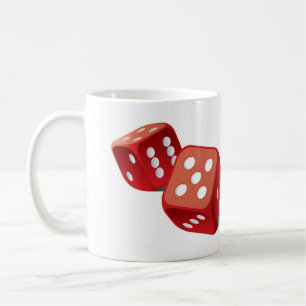 Taza De Café Pareja divertida de dados