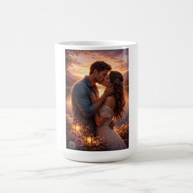Taza De Café pareja enamorada (Centro)
