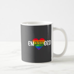 Taza De Café Pareja gay divertida comprometida fiesta de compro