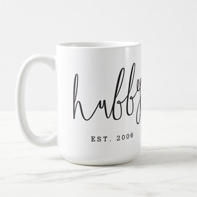 Taza De Café Pareja Hubby Mug (Izquierda)