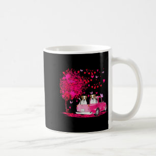 Taza De Café Pareja Jack Russell Camión Feliz Día de San Valent