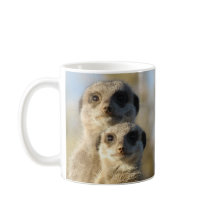 Pareja personalizado de Meerkats Coffee Mug