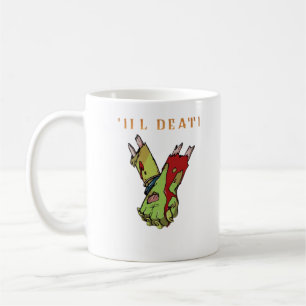 Taza De Café Pareja zombi hasta la muerte nos hace parte clásic