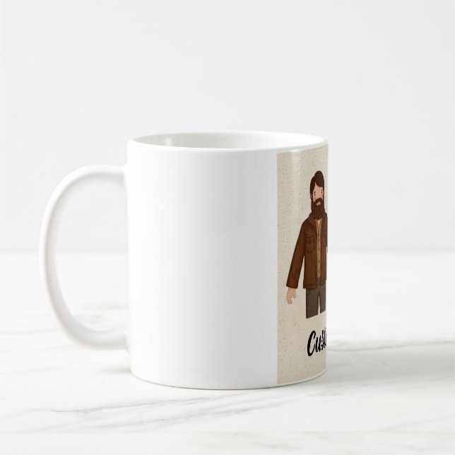 Taza De Café Parejas de aniversario con nombre Mug de personali (Izquierda)