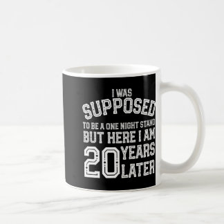 Taza De Café Parejas divertidas Wif 20 años de aniversario