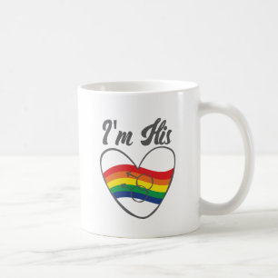 Taza De Café Parejas gay coincidiendo con LGBT Soy su orgullo g