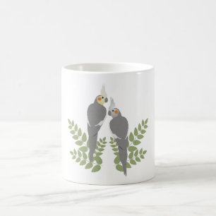 Taza De Café Pares del Cockatiel