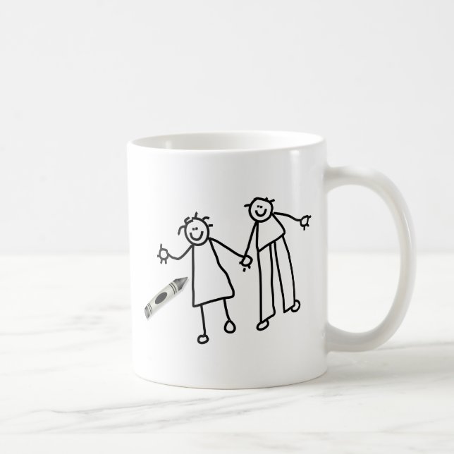 Taza De Café Pares del creyón (Derecha)