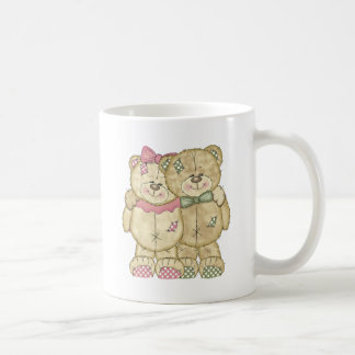 Taza De Café Pares del oso de peluche - colores originales