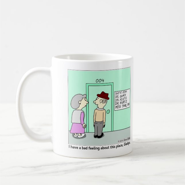 Taza De Café Pares en la oficina del médico (Izquierda)