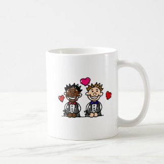 Taza De Café Pares gay BI-Raciales