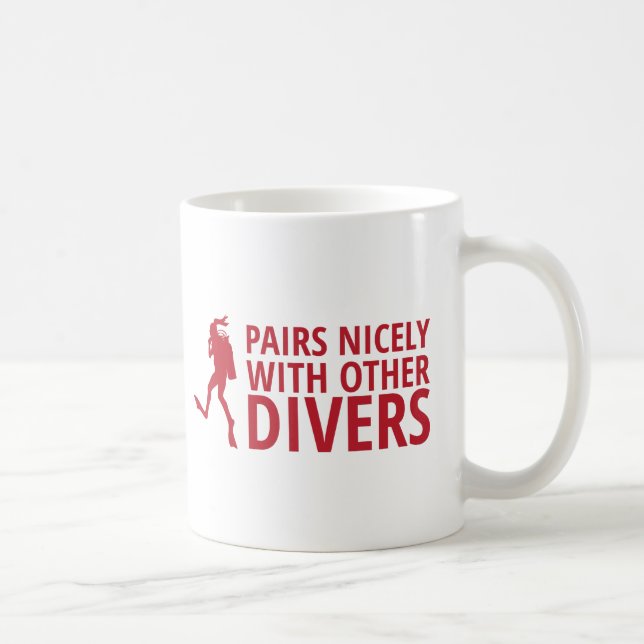 Taza De Café Pares Niza con otros buceadores (Derecha)