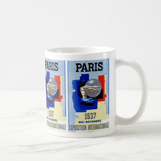 Taza De Café París 1937 ~ Exposición Internacional (Derecha)