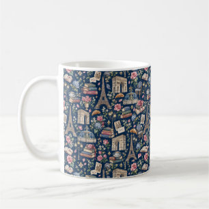 Taza De Café Paris Dark Icons Chic Design
