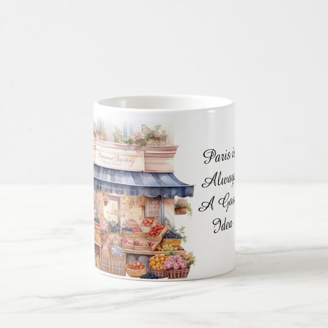 Taza De Café París es siempre una buena idea Flores (Centro)