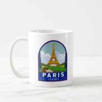 Paris Francia Retro Viaje Art Vintage