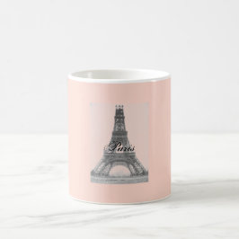 Taza De Café Paris – La Tour Eiffel pastel Eifelturm