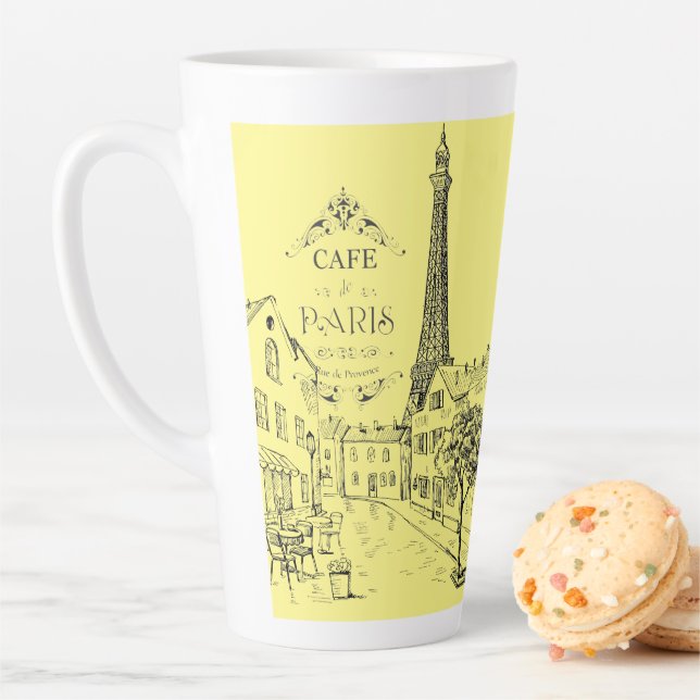 Taza de Café Paris Latte (In situ)