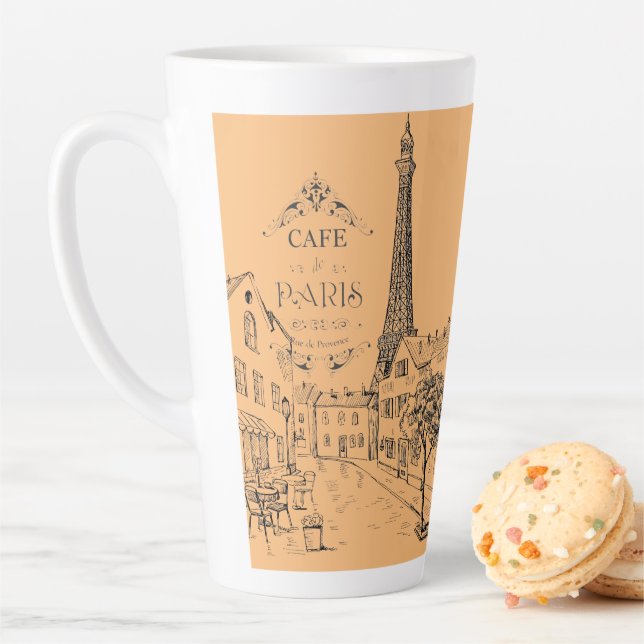Taza de Café Paris Latte (In situ)