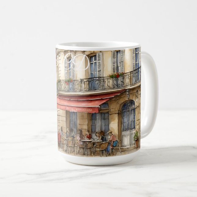 TAZA DE CAFÉ PARIS SCENE MUG (Anverso derecho)