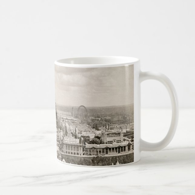 Taza De Café París: Torre Eiffel, 1900 (Derecha)