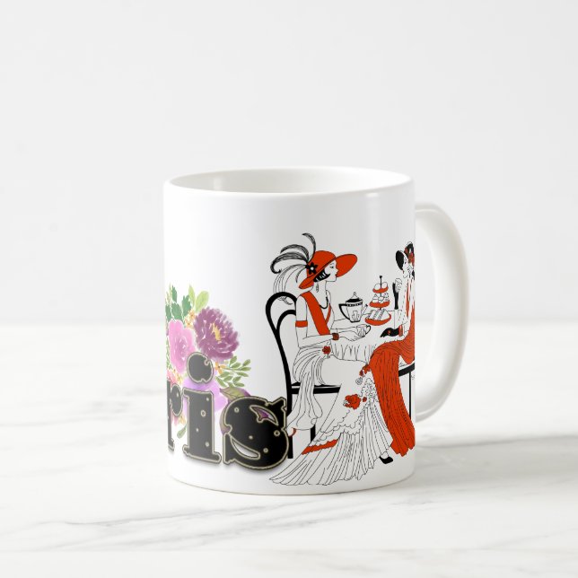 Taza De Café París Viaja con amor (Anverso derecho)