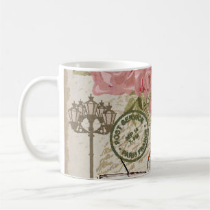 Taza De Café Paris Vintage: Estilo Postcard