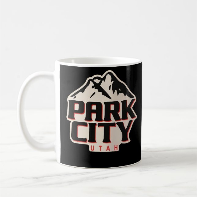Taza De Café Park City Utah Mug (Izquierda)