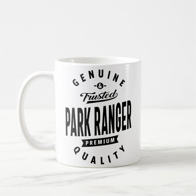 Taza De Café Park Ranger Gift Funny Job Title Profession (Izquierda)