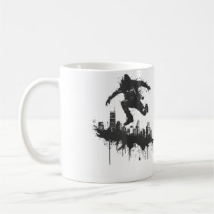 Taza De Café Parkour En La Ciudad Deporte Parkour