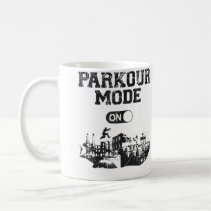 Taza De Café Parkour Free Running Traceur Moda Retro Parkour Ac