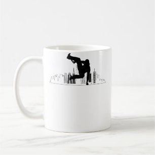 Taza De Café Parkour Freerunning Freerunner