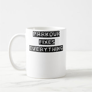 Taza De Café Parkour Lo Arregla Todo Mujeres Hombres Aman Parko