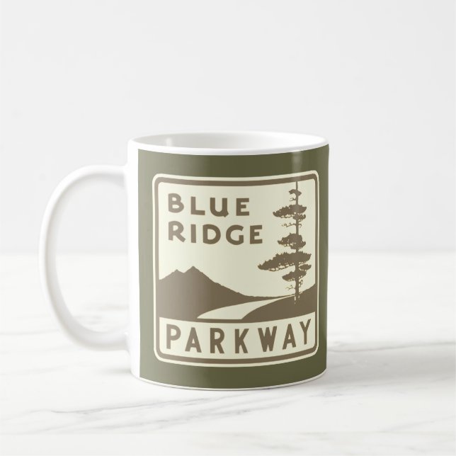 Taza De Café Parkway Blue Ridge (Izquierda)