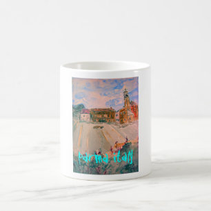 Taza De Café parma italy acuarela