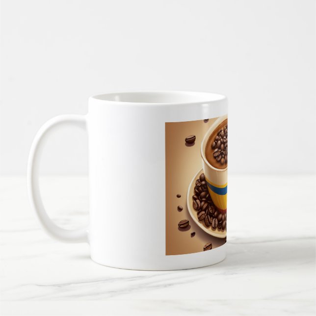 Taza De Café Paro de café de estilo impreso (Izquierda)