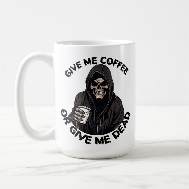 Taza De Café Paro de café de pañal oscuro, regalo de fantasía (Izquierda)