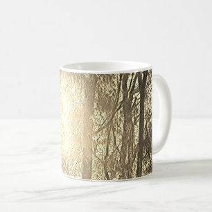 Taza De Café Paro de café de sol y árboles