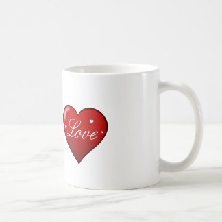 Taza De Café paro de corazón de amor clásico