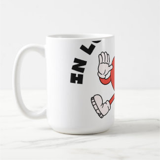 Taza De Café paro de corazón rojo