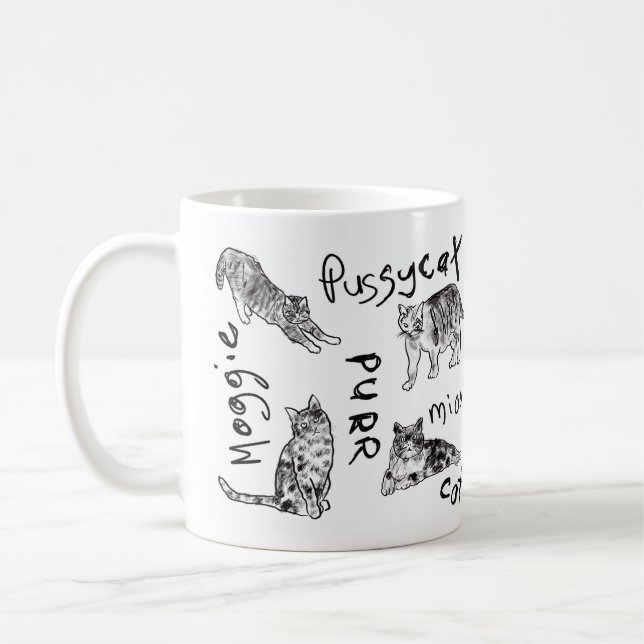 Taza De Café paro de gato (Izquierda)