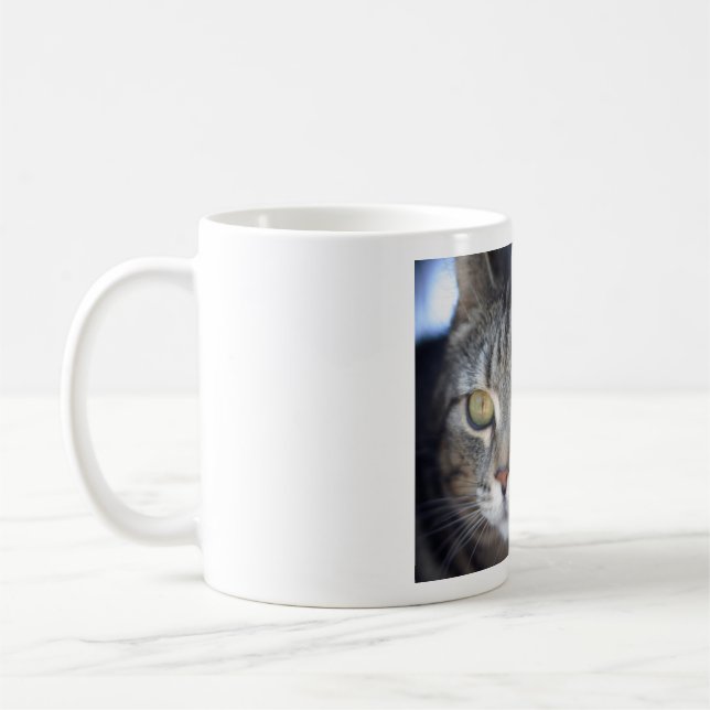 Taza De Café paro de imagen del gato (Izquierda)