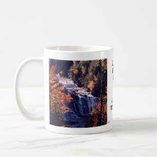 Taza De Café Paro de las cataratas inferiores de la papa