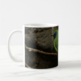 Taza De Café Paro de leafbird azul