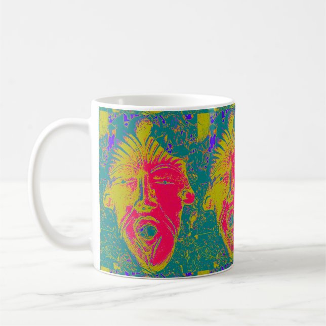 Taza De Café paro de máscara facial de canto (Izquierda)