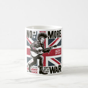 Taza De Café paro de protesta de guerra