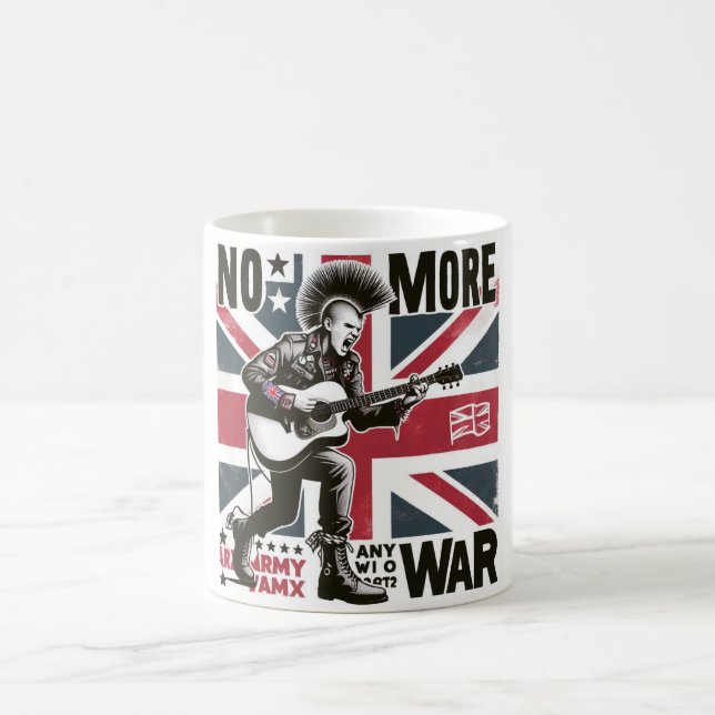 Taza De Café paro de protesta de guerra (Centro)
