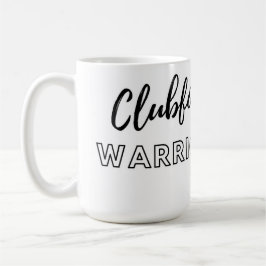 Taza De Café Paro de sensibilización de pie de club