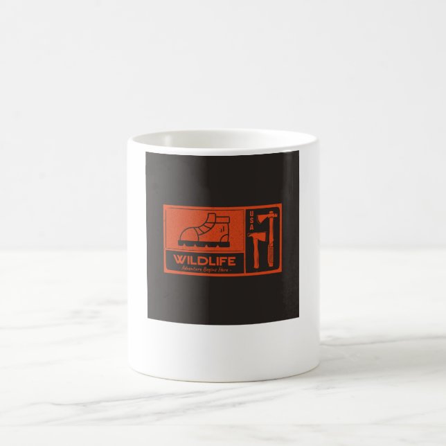 Taza De Café paro de vida silvestre (Centro)